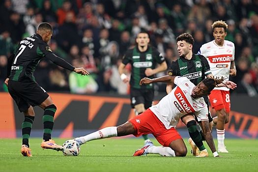 "Краснодар" в матче с двумя удалениями победил "Спартак" в ПРЛ