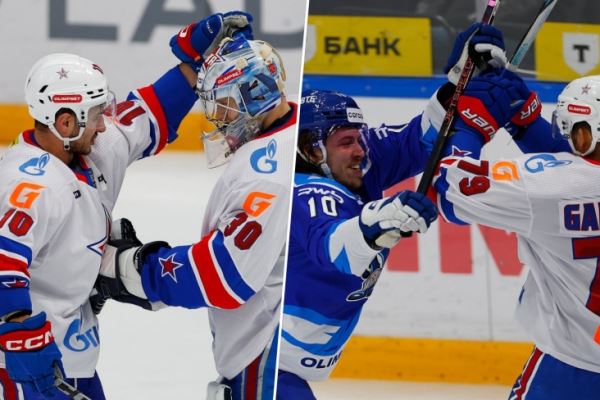 Комтуа и Галенюк бились на клюшках, Бландизи хвалил Заврагина. Фото победы СКА в Москве